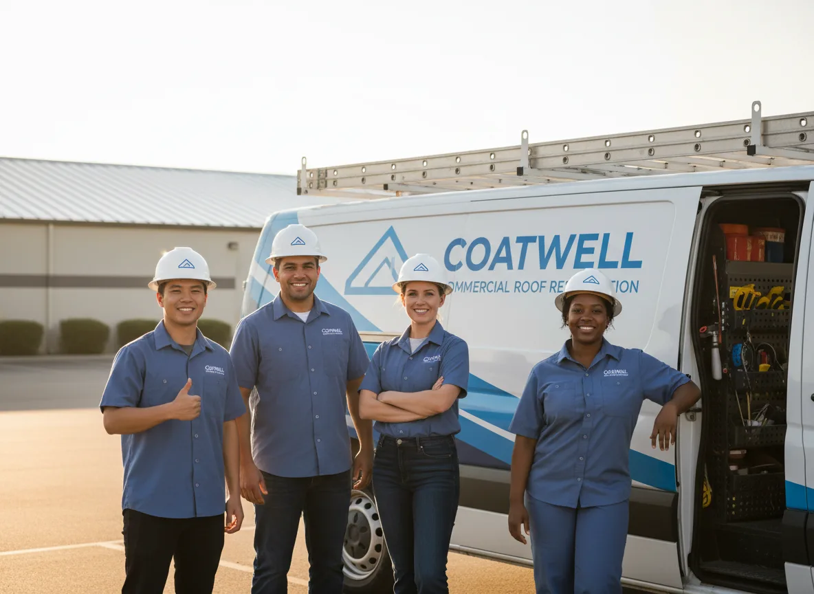 Commercial roof coating company in Royal, IA